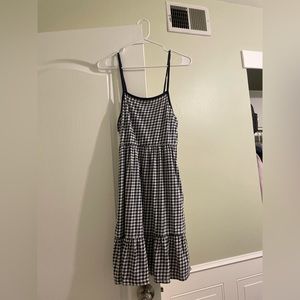 Girls’ Old Navy Gingham Plaid Dress Spaghetti Strap With Pockets